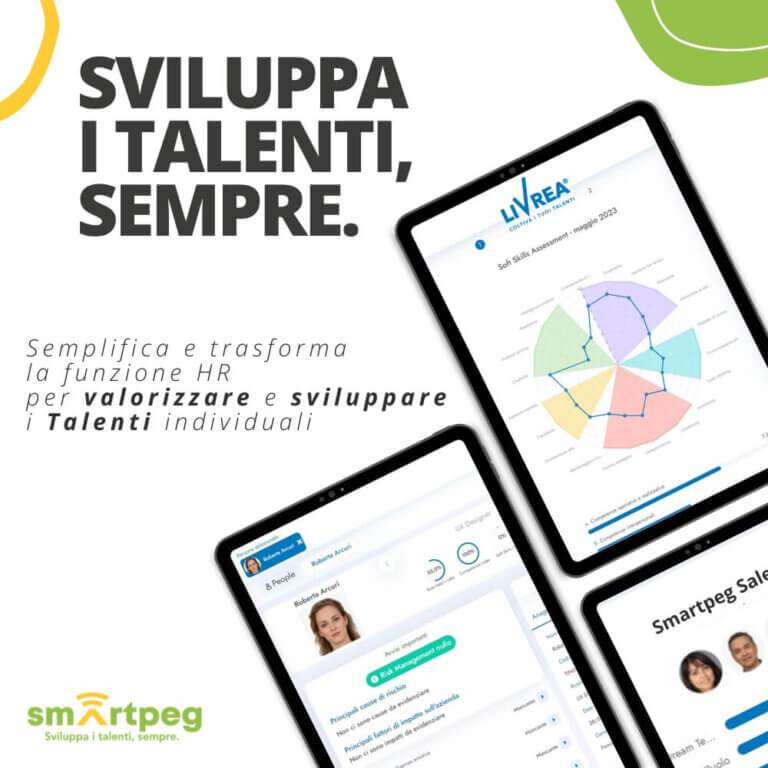 Smartpeg. Sviluppa i Talenti, sempre