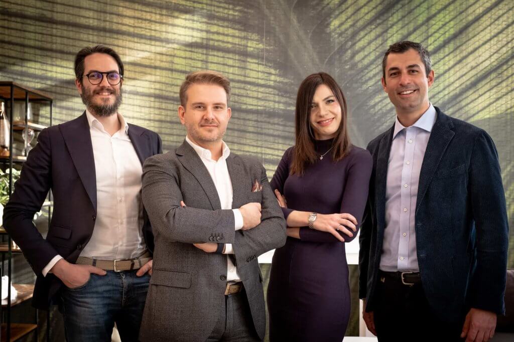 Gility co-founder: Daniele di Bernardo, Simone Maggi, Federica Bulega, Flavio Molinari