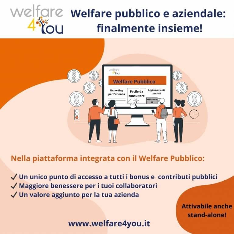 Welfare4You lancia un nuovo servizio integrato con il Welfare Aziendale: il Welfare Pubblico